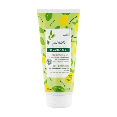 KLORANE  JUNIOR - Gel Douche 2-en-1 Poire, 200ml