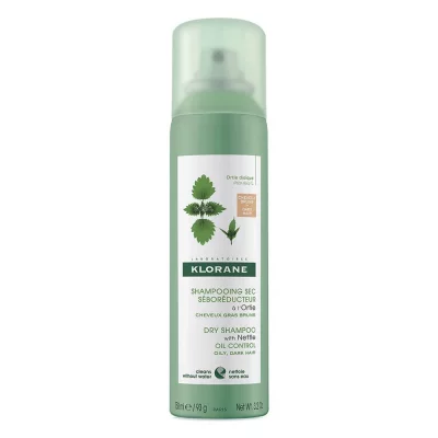 KLORANE  Shampoing Sec S&eacute;bor&eacute;ducteur &agrave; l Ortie - Le teint&eacute; 150ml 