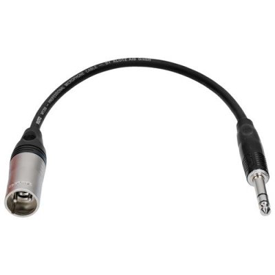 KLOTZ  C&acirc;ble Patch M1 Pro Jack m&acirc;le TRS / XLR m&acirc;le, 60cm C&acirc;ble Patch