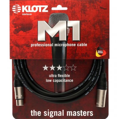 KLOTZ  M1k1fm0500 Amphenol C&acirc;ble Micro Xlr 3 Br. - Xlr 3 Br. 5 M&egrave;tres