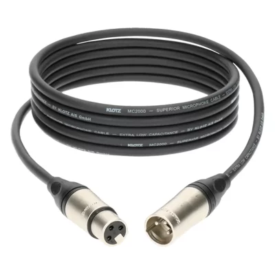 KLOTZ  M2k1fm0100 C&acirc;ble Micro Xlr M&acirc;le 3 Broches - Xlr Femelle 3 Broches 1 M&egrave;tre