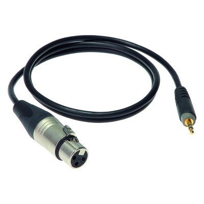 KLOTZ  Micro c&acirc;ble, Xlr-F./3,5Sym, 3M Au-Mf0300