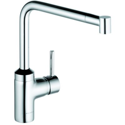 KLUDI  L-INE Mitigeur de cuisine pivotant, avec douchette extractible, 428210577,