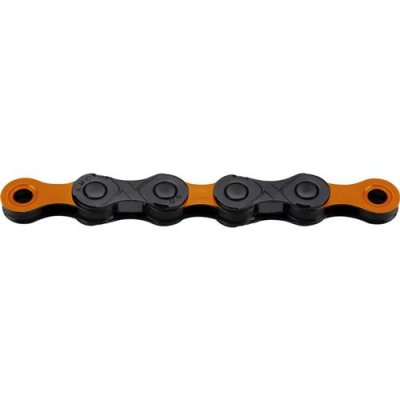 KMC  Chain de v&eacute;lo DLC 12 126 Schakels - Oranjezwart (272G)