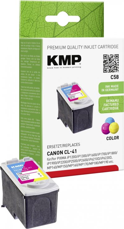 KMP  1501,4030 Cartouche d'encre Bleu, Rose, Jaune