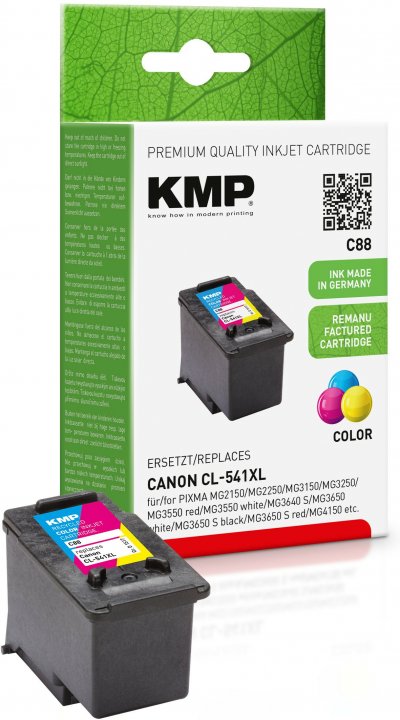 KMP  1517,4030 Cartouche d'encre Bleu, Rose, Jaune
