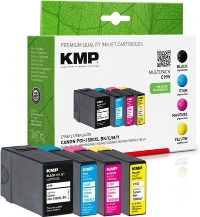 KMP  C99V Cartouche d'encre Noir, Cyan, Magenta, Jaune