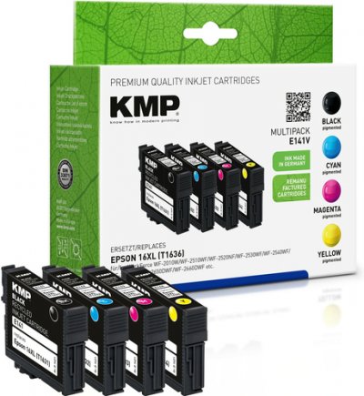 KMP  e141v multipack n/c/m/j compatible avec epson t 163 DFX-878542