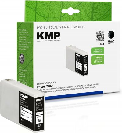 KMP  Encre remplace Epson T7021 compatible noir E133 1620,4001