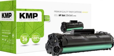 KMP  H-T112 Toner schwarz kompatibel mit HP CB 436