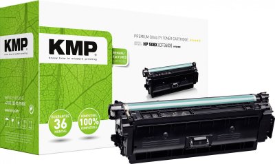 KMP  H-T223BX Cartouche de toner remplace HP 508X, CF360X noir 12500 pages compatible Toner