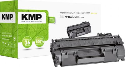 KMP  H-T233 Toner remplace HP, Troy 80A, CF280A noir 3100 pages compatible Cassette de toner