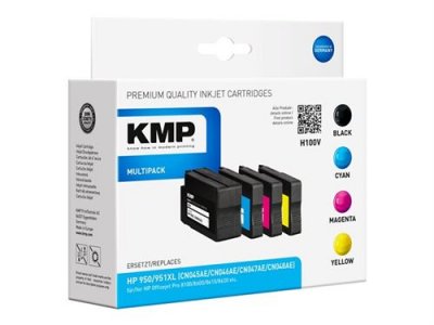 KMP  H100V cartouche d'encre Noir, Cyan, Magenta, Jaune