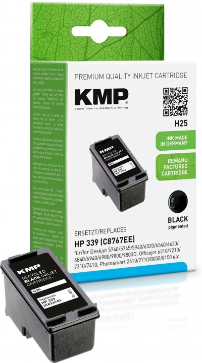KMP  H25 Cartouche D'encre 1 Pi&egrave;ce(s) Rendement &Eacute;lev&eacute; (xl) Noir