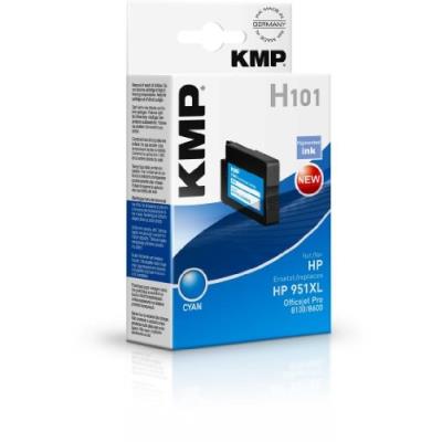 KMP  H80 ink cartridge cyan compatible with HP CN 046 AE