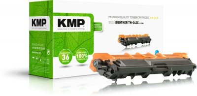 KMP  Toner remplace Brother TN-242C, TN242C compatible cyan 1400 pages B-T58A