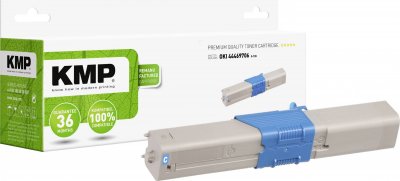 KMP  Toner remplace OKI 44469706 compatible cyan 2000 pages O-T28