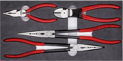 KNIPEX  00 20 01 V16, Pliers set, Rouge, 335 mm, 3,3 cm, 165 mm, 850 g