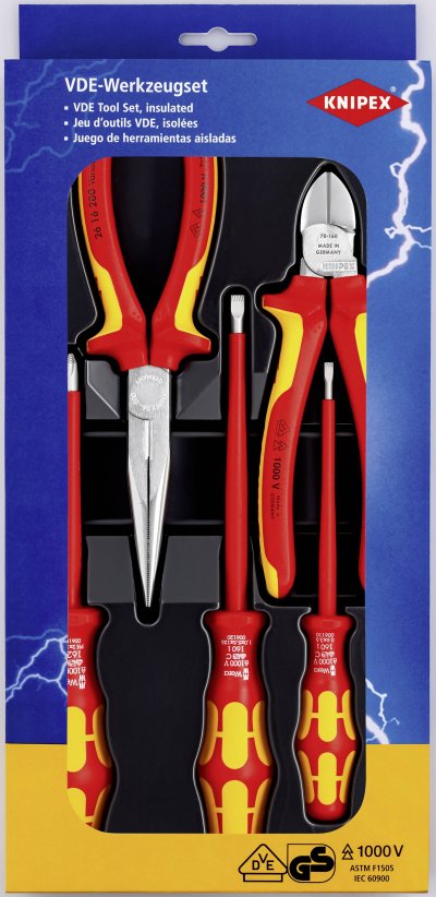 KNIPEX  00 20 13 Caisse &agrave; outils pour m&eacute;canicien, Set d''outils