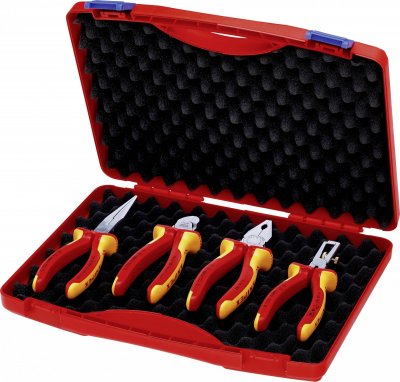 KNIPEX  00 20 15 - Coffret d'outils""RED""&Eacute;lectro Set 1