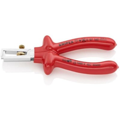 KNIPEX  11 07 160 - Pince&agrave; d&eacute;nuder Avec ressort d'ouverture, universel