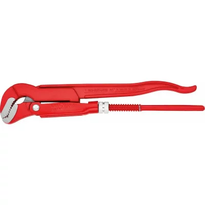 KNIPEX  Cl&eacute; serre-tubes en S rev&ecirc;tement poudre, rouge 320 mm 83 30 010