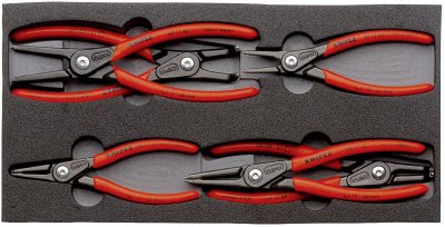 KNIPEX  Jeu de pinces pour circlips 00 20 01 V02, Set de pinces