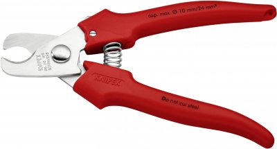 KNIPEX  - Pince 165mm coupe-cables &oslash; 10mm 24mm&sup2; 95 05 165