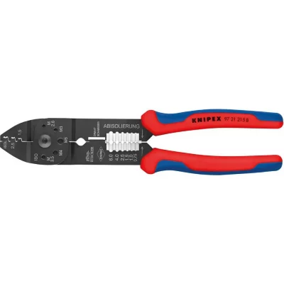 KNIPEX  - pince &agrave; sertir 0,5-2,5MM2 acier bruni p.connecteurs