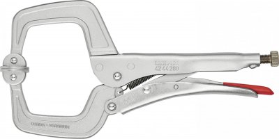 KNIPEX  Pince-&eacute;tau &agrave; souder zingu&eacute;e brillante 280 mm - 42 44 280