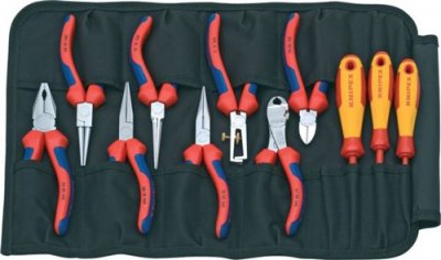 KNIPEX  Trousse &agrave; outils 11 outils - 00 19 41