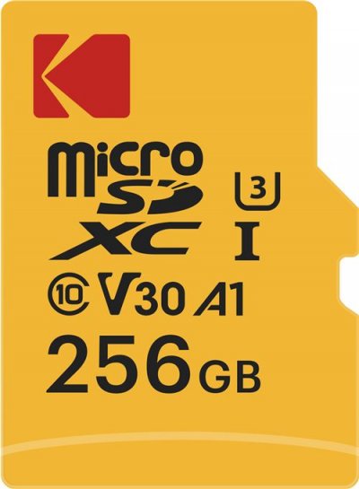 KODAK  Carte M&eacute;moire Msd 256gb Uhs-i U3 V30 A1 Ultra