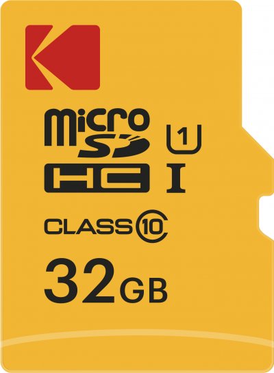 KODAK  Class10 U1 Carte m&eacute;moire microSDHC - 32 GB - Avec adaptateur