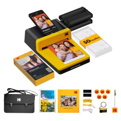 KODAK  Dock ERA D600 &middot; Imprimante photo 10x15 cm Bluetooth iOS/Android 4PASS - Neuf