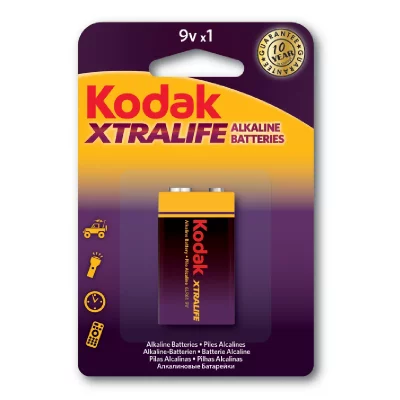 KODAK  Pile alcaline XTRALIFE 6LR61 - 9V 