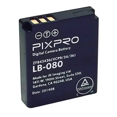 KODAK  Pixpro Lb-080 1250 Mah Lithium Battery Argent&eacute;