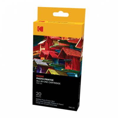 KODAK  PMC - 20&nbsp;Papier de Rechange pour Imprimante PM Blanc