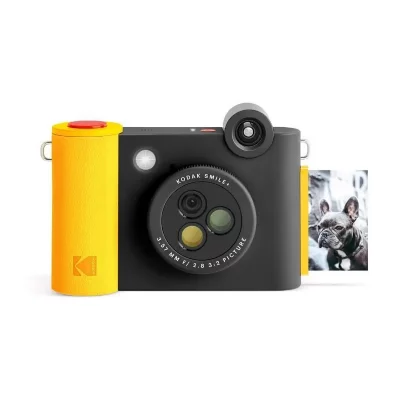 KODAK  Smile+ 50,8 x 76,2 mm Noir, Jaune