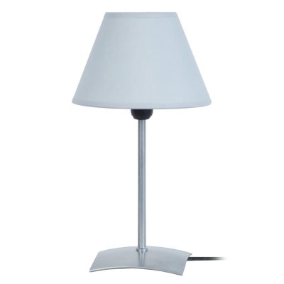 TOSEL KOLA - Lampe de chevet droit m&eacute;tal aluminium