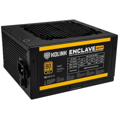 KOLINK  Enclave Alimentation PC 600 W ATX 80PLUS Gold 