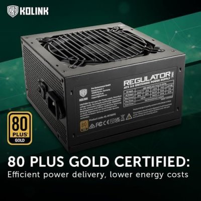 KOLINK  Regulator 80 Plus Gold Netzteil, Atx 3.0, Pcie 5.0, Modular -