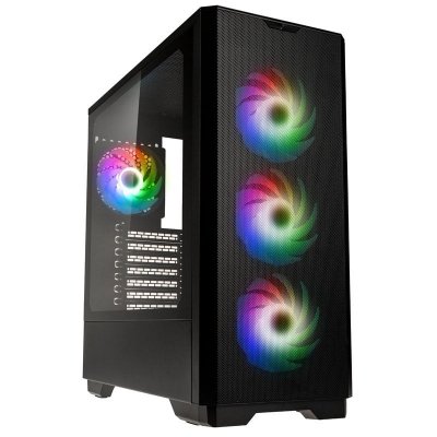 KOLINK  Unity Solar ARGB Mesh Midi-Tower - Schwarz