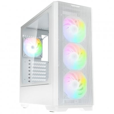 KOLINK  Unity Solar ARGB Mesh Midi-Tower - wei&szlig;