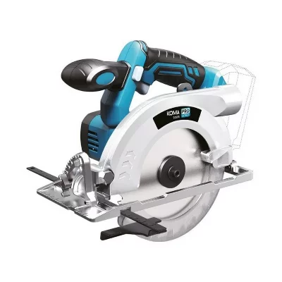 KOMA TOOLS  08764 Cordless Circular Saw Bleu