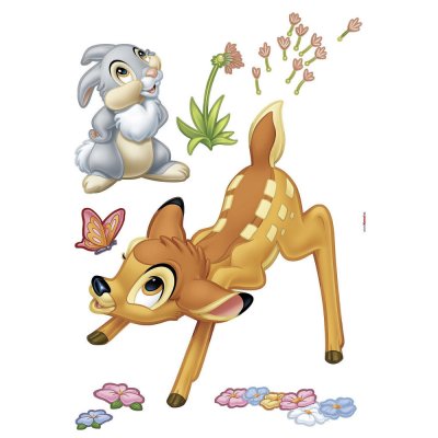 KOMAR  Sticker Mural, 50cm x 70cm, Bambi 14043h