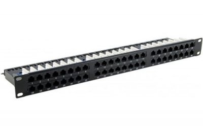 CONECTICPLUS KOMELEC Panneau de brassage ethernet rj45 48 ports 19' 1u cat6 non blind&eacute;