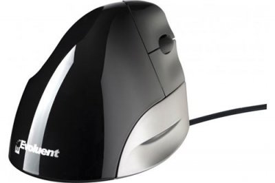 CONECTICPLUS KOMELEC Souris d'ordinateur verticale usb 4 boutons noire mouse standard - droitier