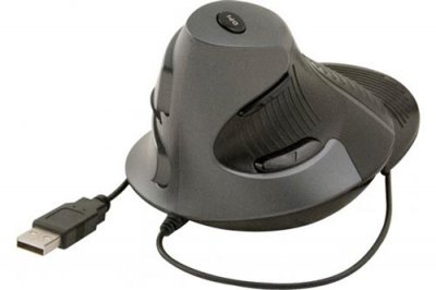 KOMELEC MICRO KOMELEC Souris d'ordinateur verticale usb 5 boutons noire - droitier