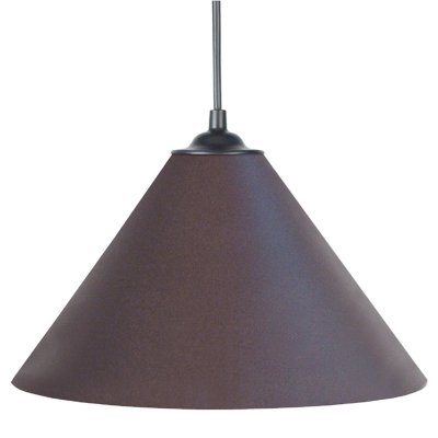 TOSEL KONE - Suspension conique m&eacute;tal marron