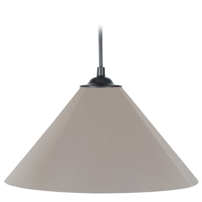 TOSEL KONE - Suspension conique m&eacute;tal taupe